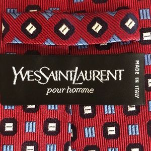 YSL Yves Saint Laurent Silk Tie